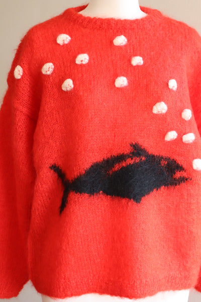 🐟Hand Knit Mohair Sweater